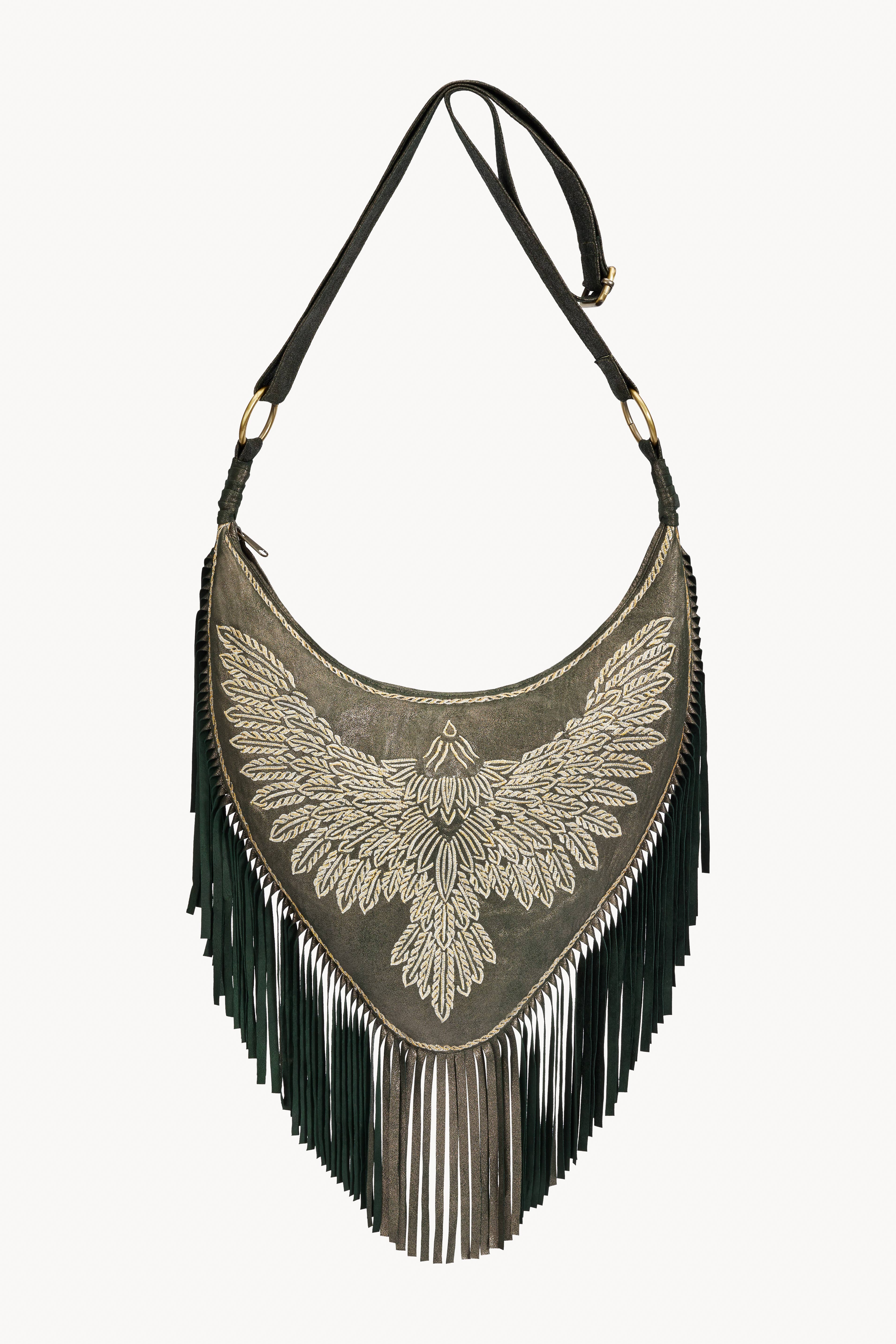 Fly Like An Eagle Bag Metallic Olive for wholesale on Faire1