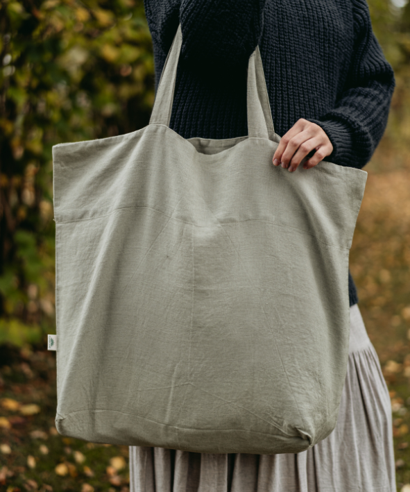OMOM - Wholesale Tote Bag - Women's - OMOM Large Linen Tote Bag11