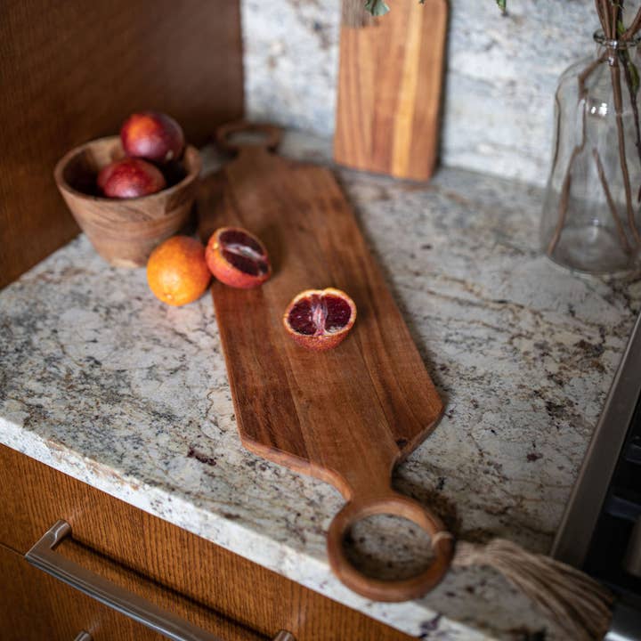 Camellia Serving Board for wholesale by Foreside Home & Garden