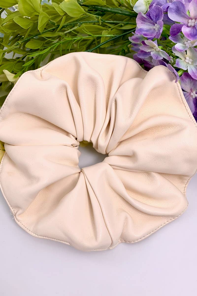 BYREN | ÉLINE L'ATELIER - Wholesale Hair Accessories Set - Women's - Faux Leather Elastic Scrunchies FQ841