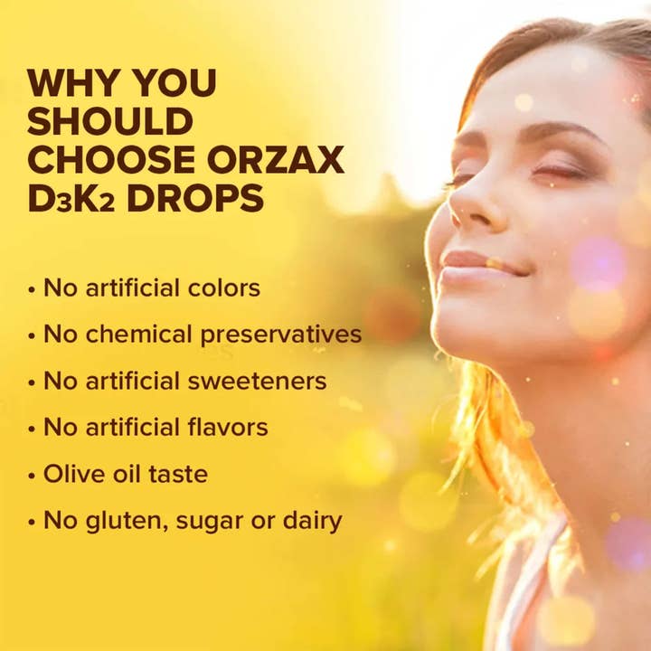 ORZAX - Wholesale Oral Supplement/Vitamin - Vitamin D3K2 Drops