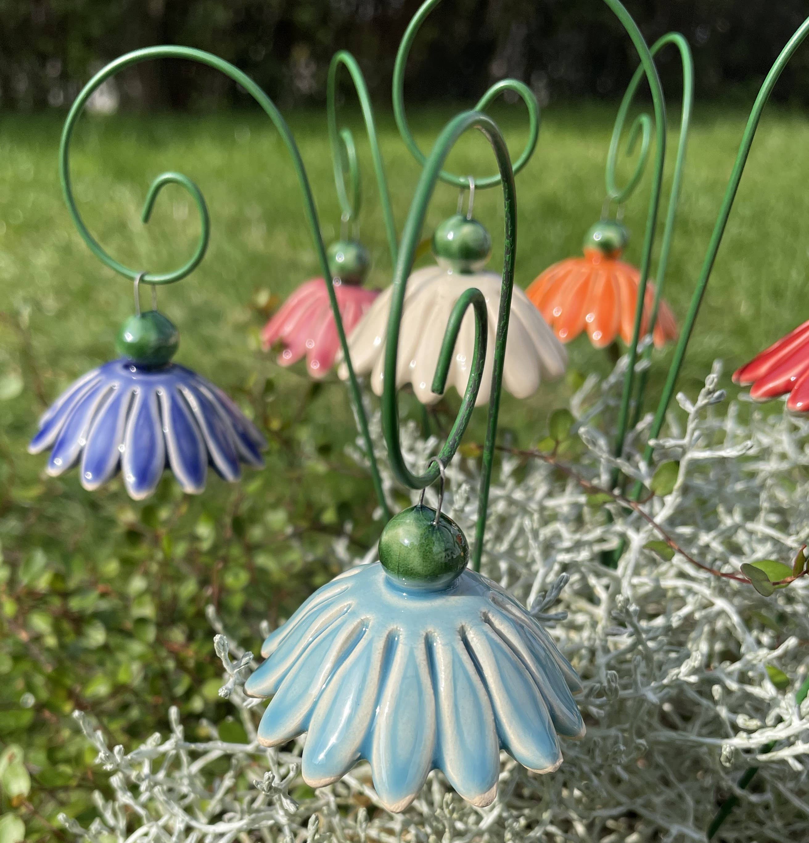 Pannonhem AB. - Wholesale Garden/Lawn Stake - Ceramic Flower Fairytale Flower, Plant stake4