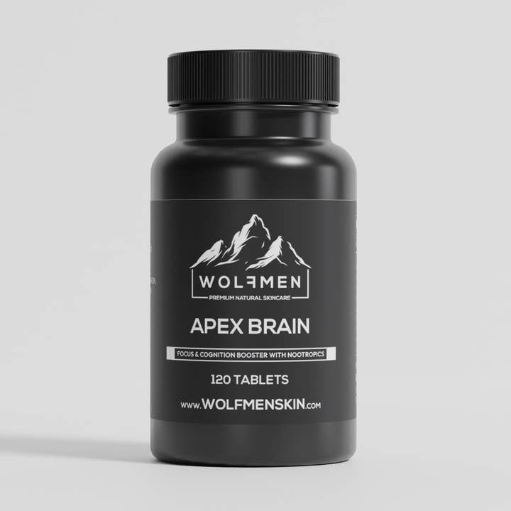 Comprimés Cérébraux Wolfmen Apex x 120 pour la vente par GROUNDED BODY