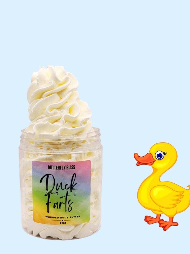 Funny Gifts | Funny Gift Ideas | White Elephant Gift | Duck Farts | Duck Farts Lotion | Funny Gift for Her | Duck Lover Gift | Duck Gift for wholesale by Butterfly Bliss