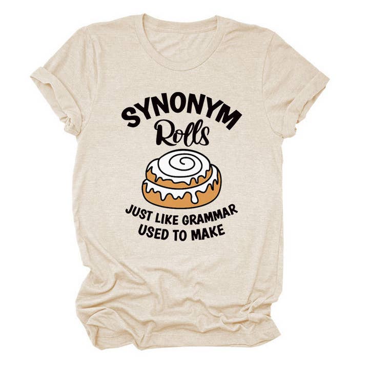 Loose Fit Women’s T-Shirt with Cute Graphic _CWTTSL0486 for wholesale by ACCITY