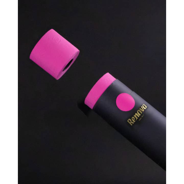 Renova - Wholesale Toilet paper - Toilet Paper Renova Tubo Gold Fucsia 3 Rolls2