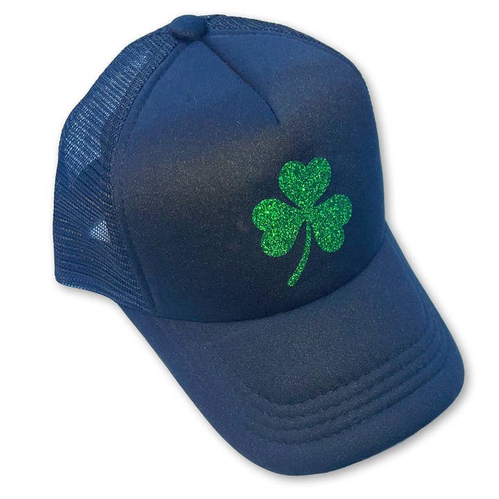 Boné Trucker Preto com Trevo Verde Brilhante Sol Baby por atacado de Sol Baby