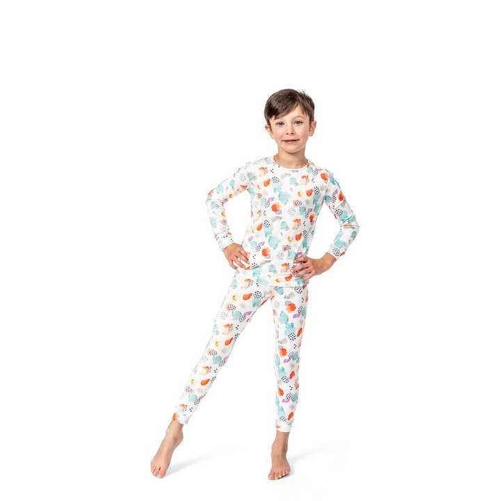 Confetti Cloud Kids Bamboo PJs for wholesale by PIKA