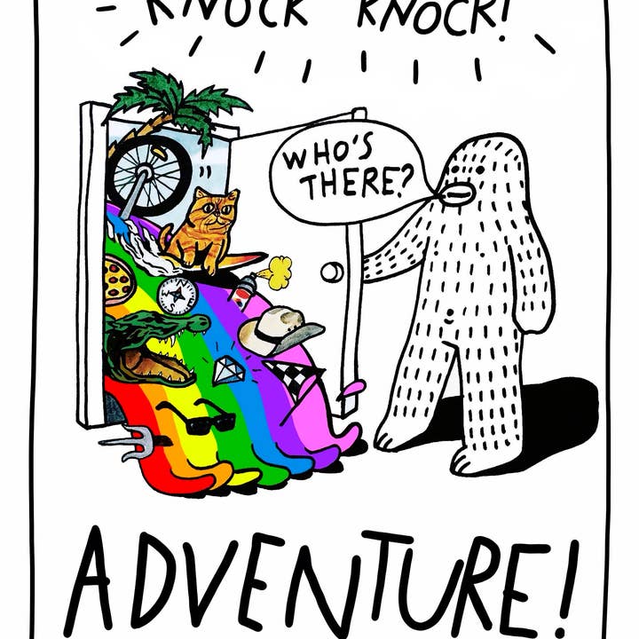 Adventure! - Signed Art Print for wholesale by Frank Ape