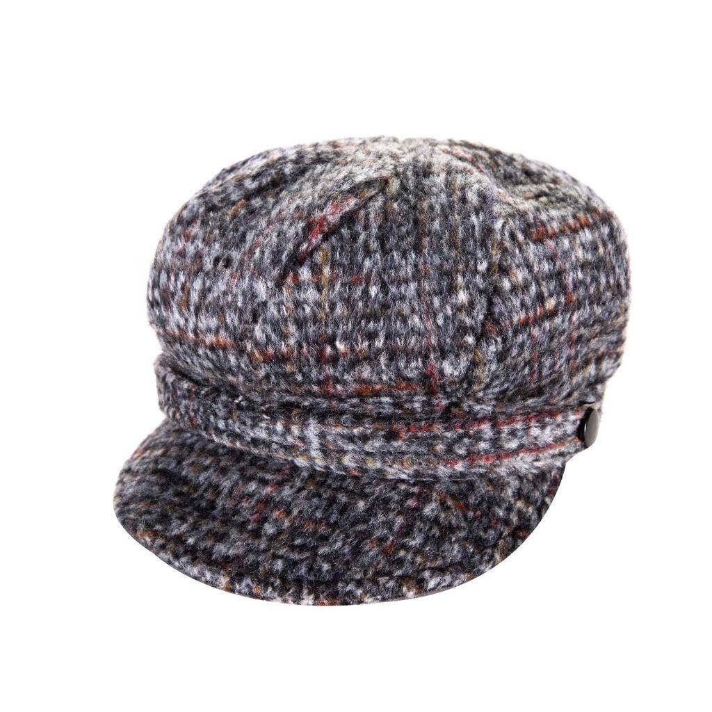 Heritage Traditions – Engroshandel Newsboy/schoolboy hat - Unisex – Brushed tweed newsboy kasket3