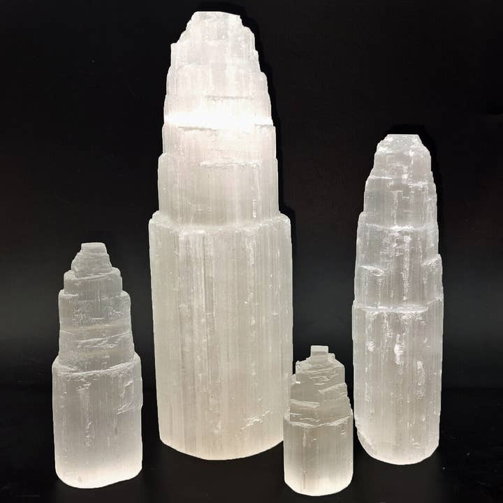 Shamans Crystal – wholesale Spiritual stone/crystal – Selenite Mountains, Towers, Points, Spirals Crystals8