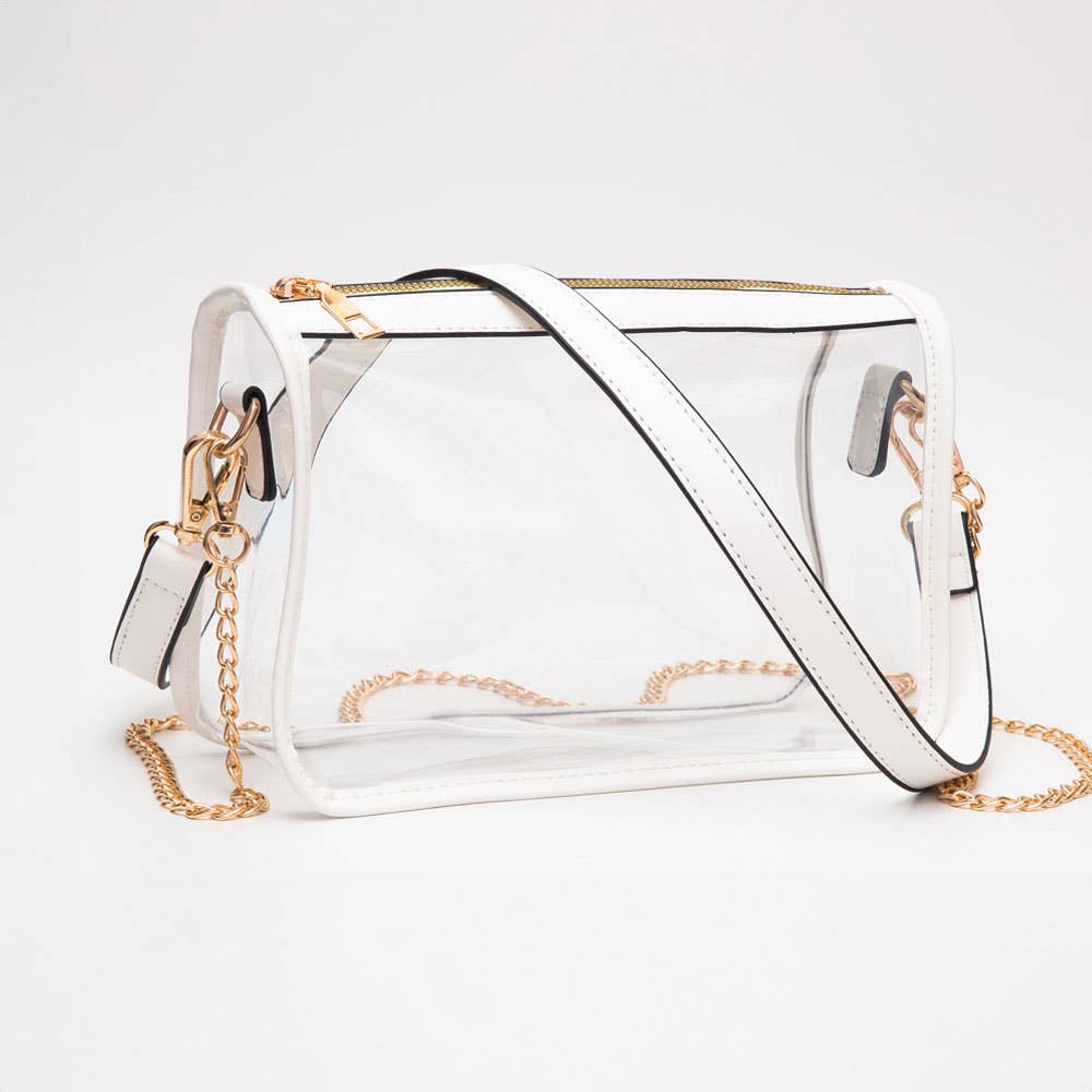 Sensibling Corp. - Wholesale Crossbody Bag - Women's - Clear Rectangle Crossbody Bag2