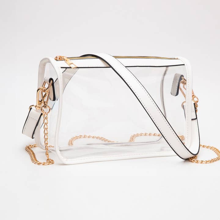 Sensibling Corp. - Wholesale Crossbody Bag - Women's - Clear Rectangle Crossbody Bag2