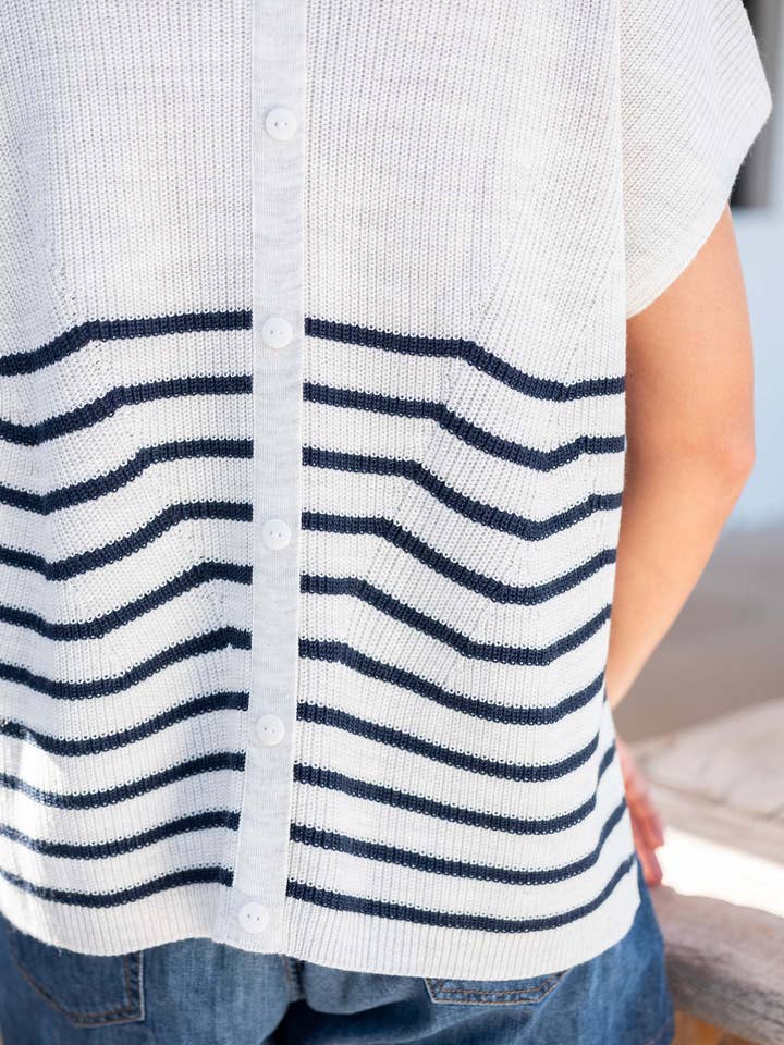 MERSEA - Vente Pull en maille – femme - Pull à manches courtes Camden11