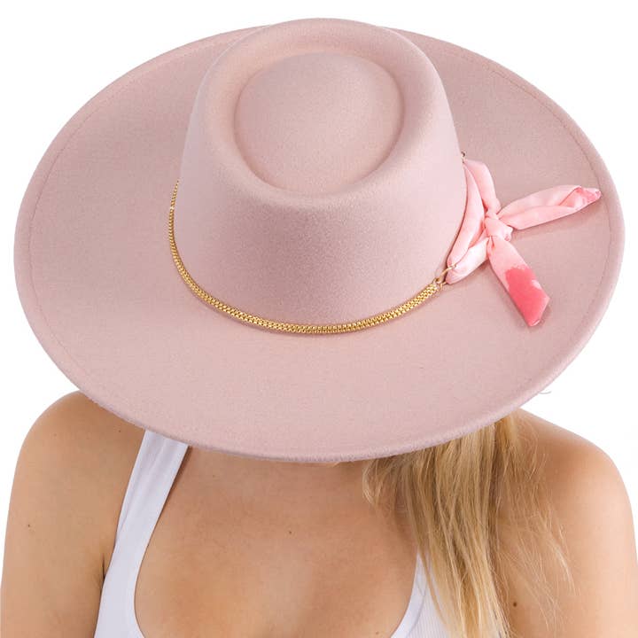 Cap Zone – Großhandel Fedora-Hut – Damen – Lux Ribbon Rancher-Mütze aus goldener Bolero-Kunstwolle27