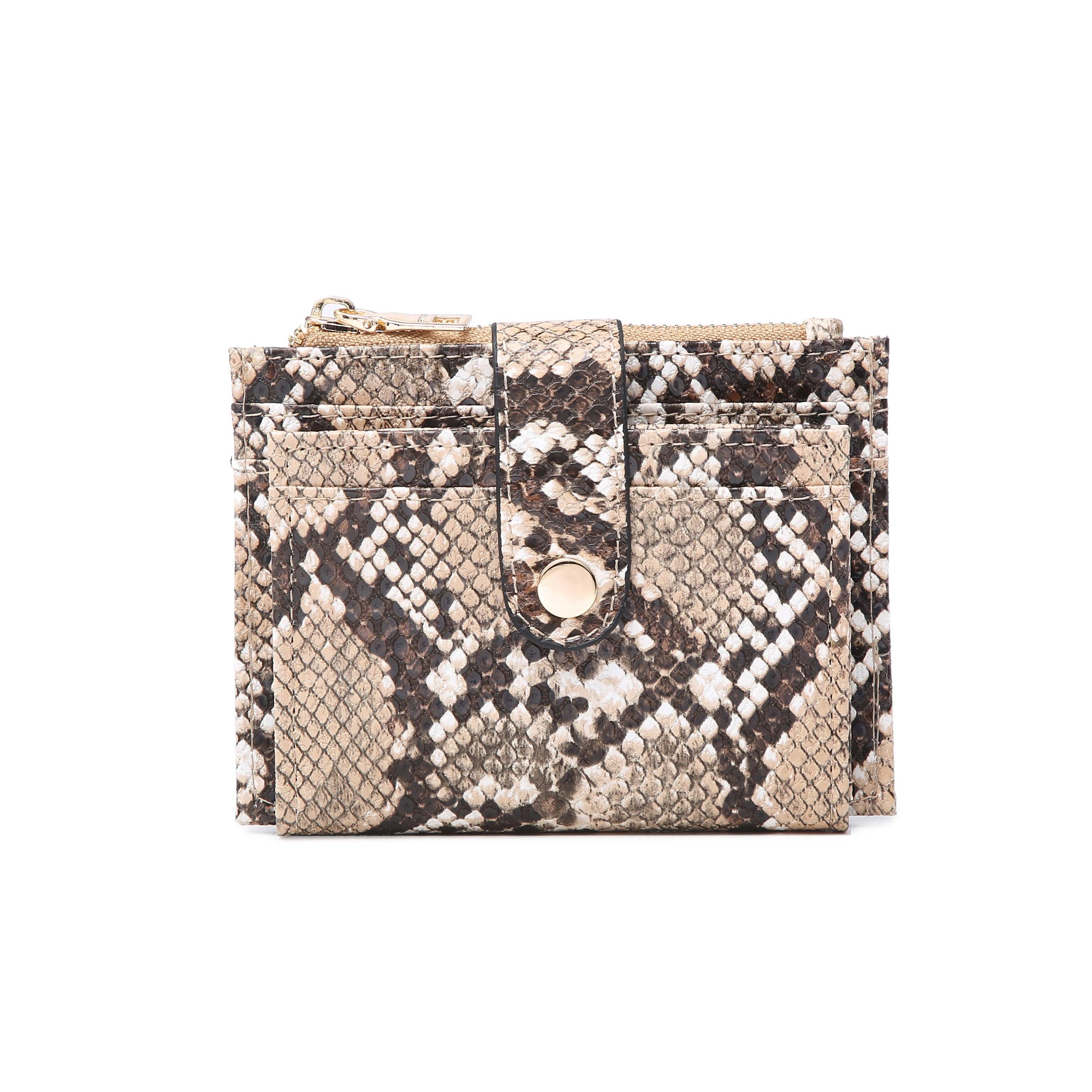 MiMi Wholesale - Wholesale Wallet - Women's - WL1904 Mini Snap Button Wallet & Cardholder w/ Zipper Pocket14