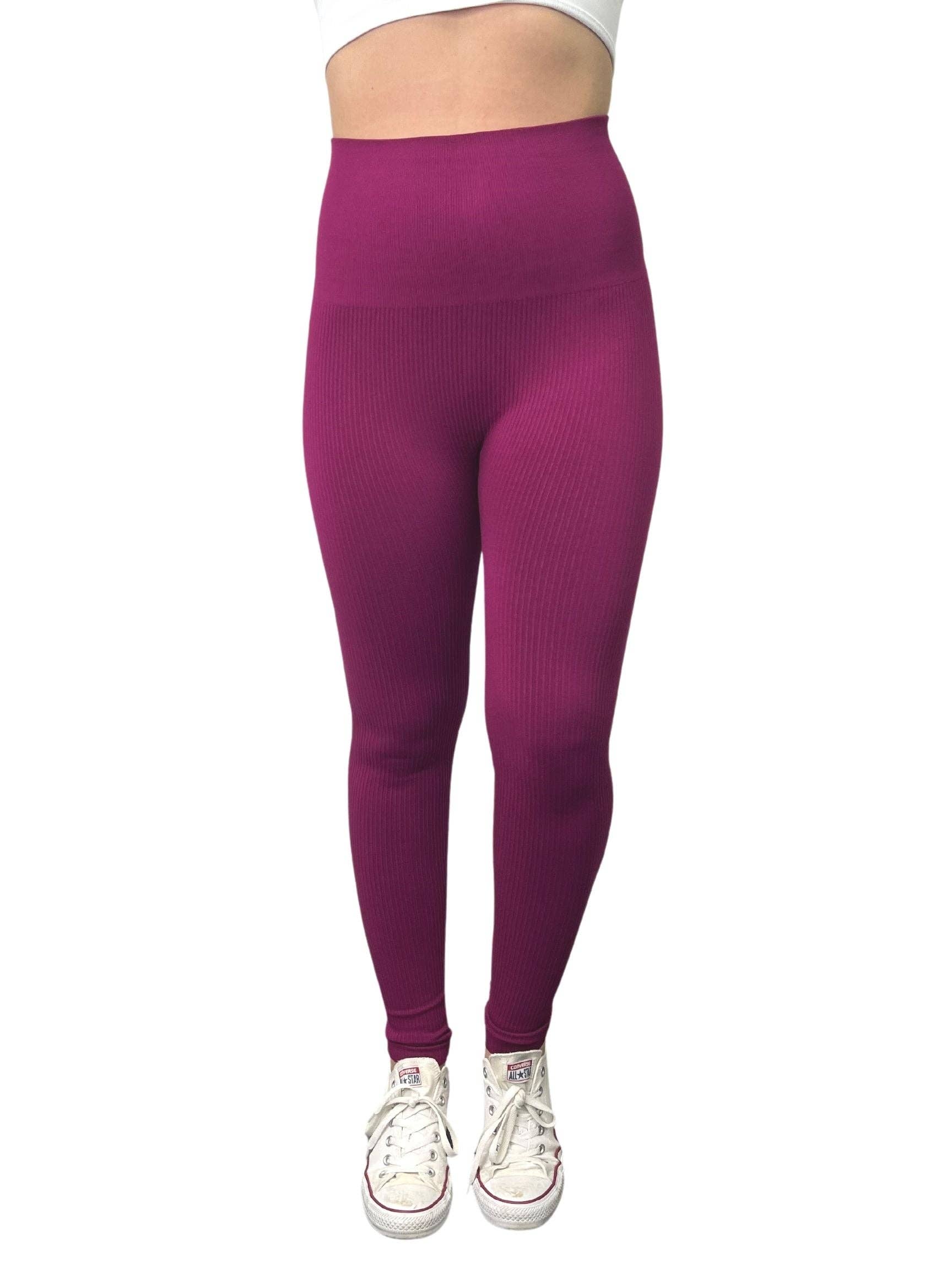 Wholesale Ribbed High Waist Leggings for your store Faire