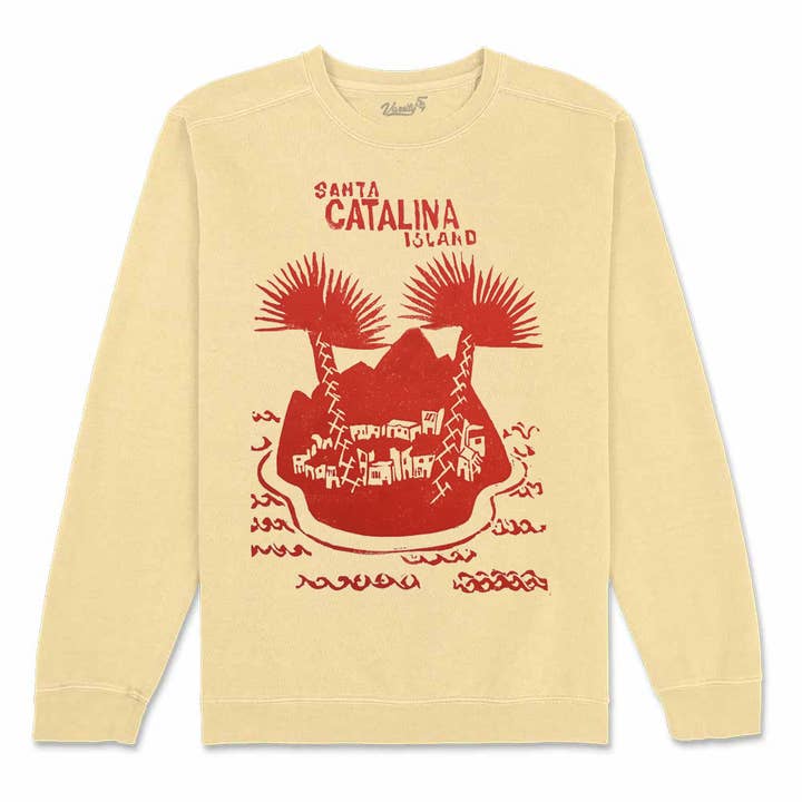 Santa Catalina Island Crew Sweatshirt for wholesale by Varsity54