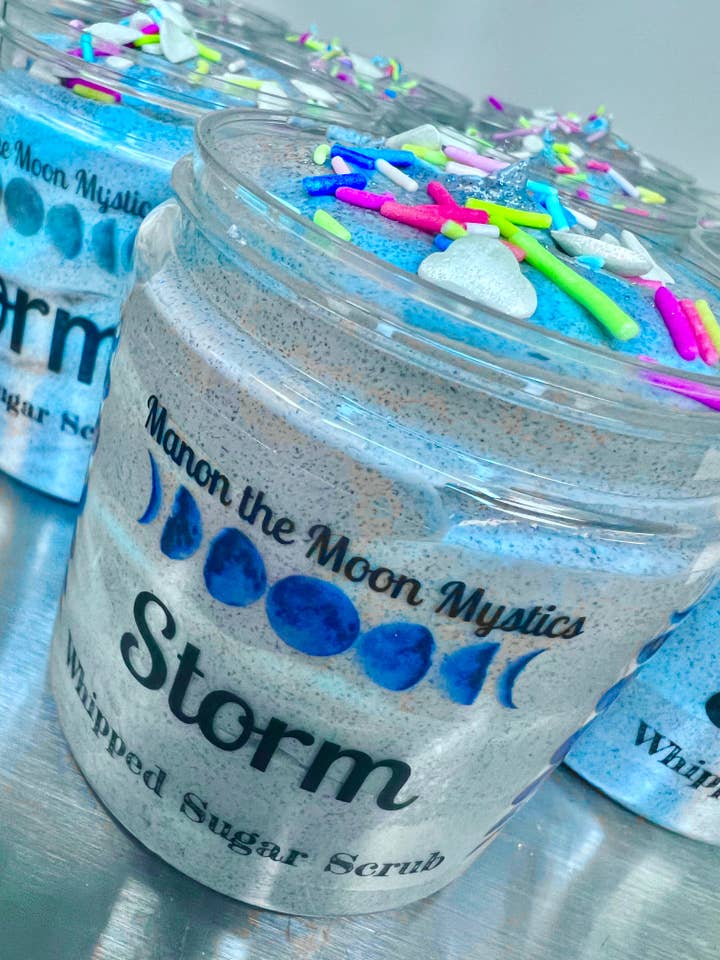Storm Whipped Sugar Scrub for wholesale by Man on the Moon Mystics