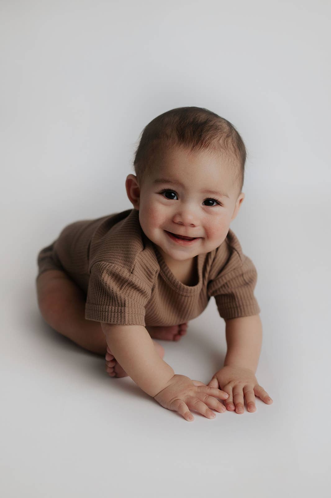 Three Little Tots - Wholesale Top & Short Set - Kids - Cocoa Sands Neutral Summer Waffle Toddler Top & Bottom Set2