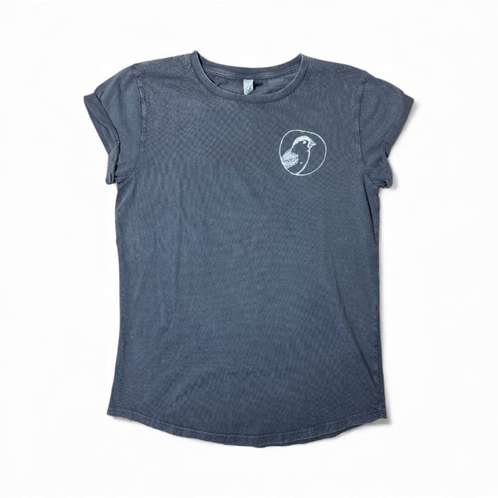 Der kleine Spatz Rolled Sleeve Women T-Shirt für den Großhandel von ilovemixtapes