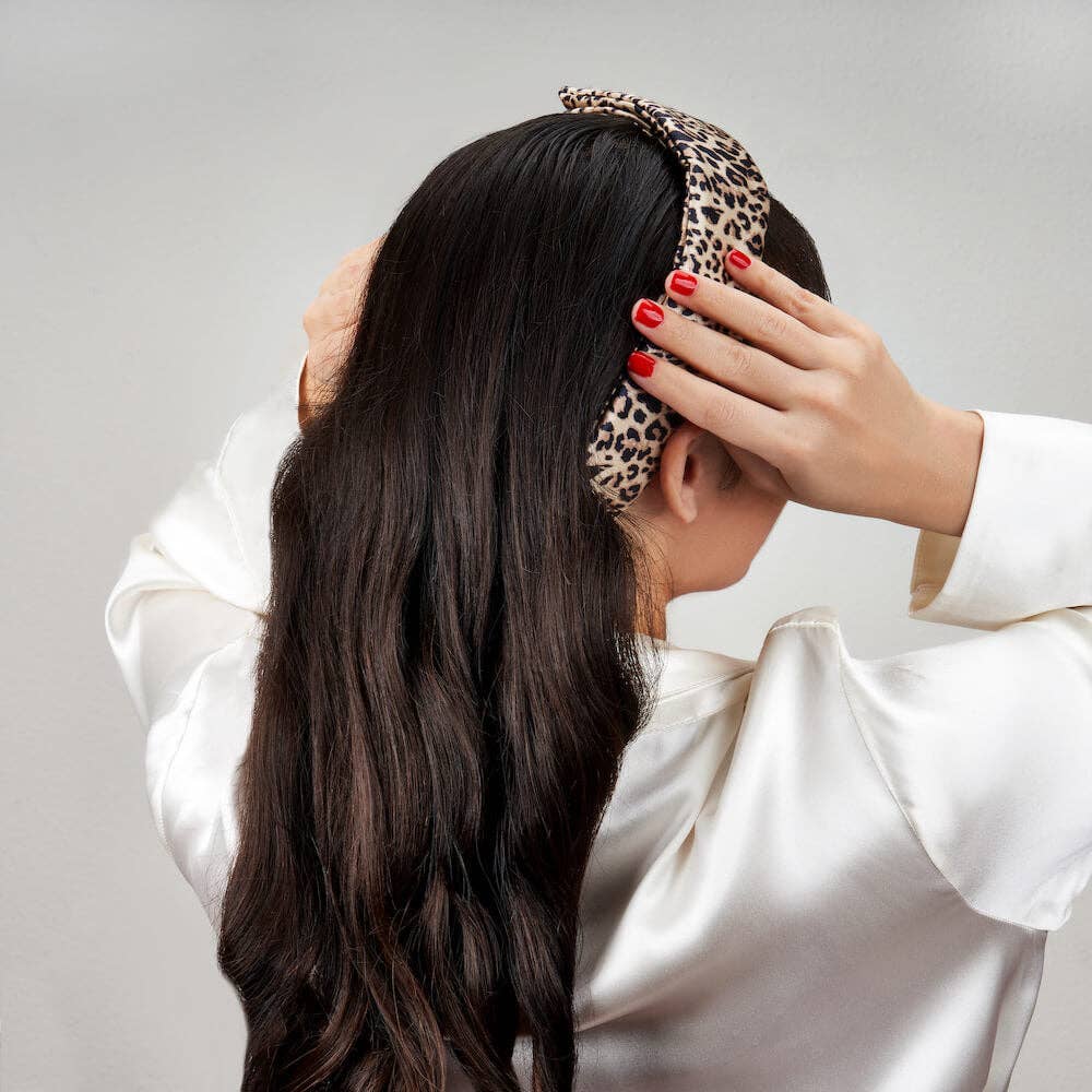 Blissy - Wholesale Spa Headband - Blissy Beauty Band - Leopard3