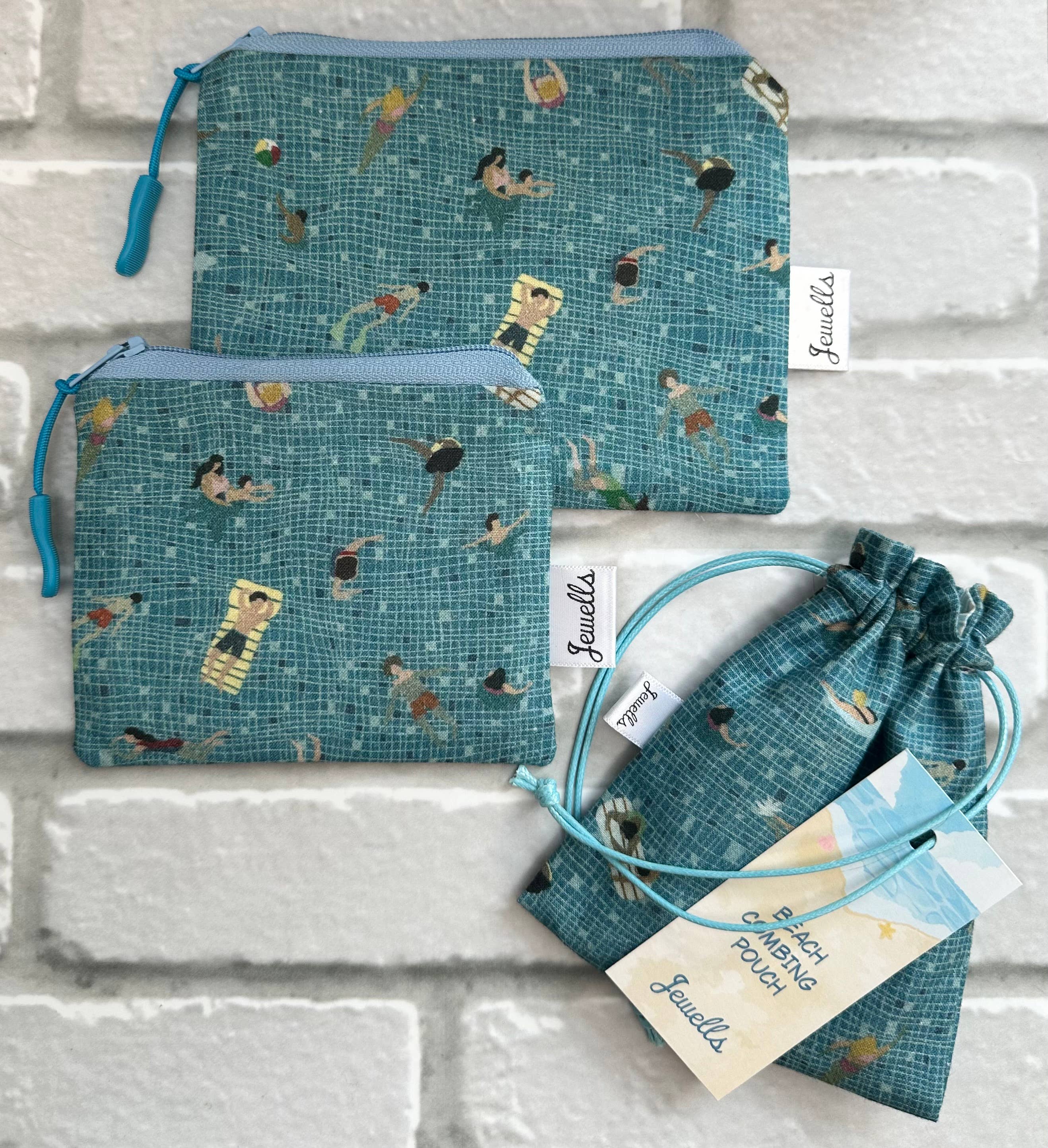 Jewells - Vente Pochette – femme - Sac de collecte de plage en tissu Sea Beach Combing 2 modèles6