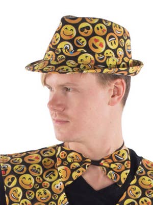 Emoji Fedora for engroshandel hos Dress Up America