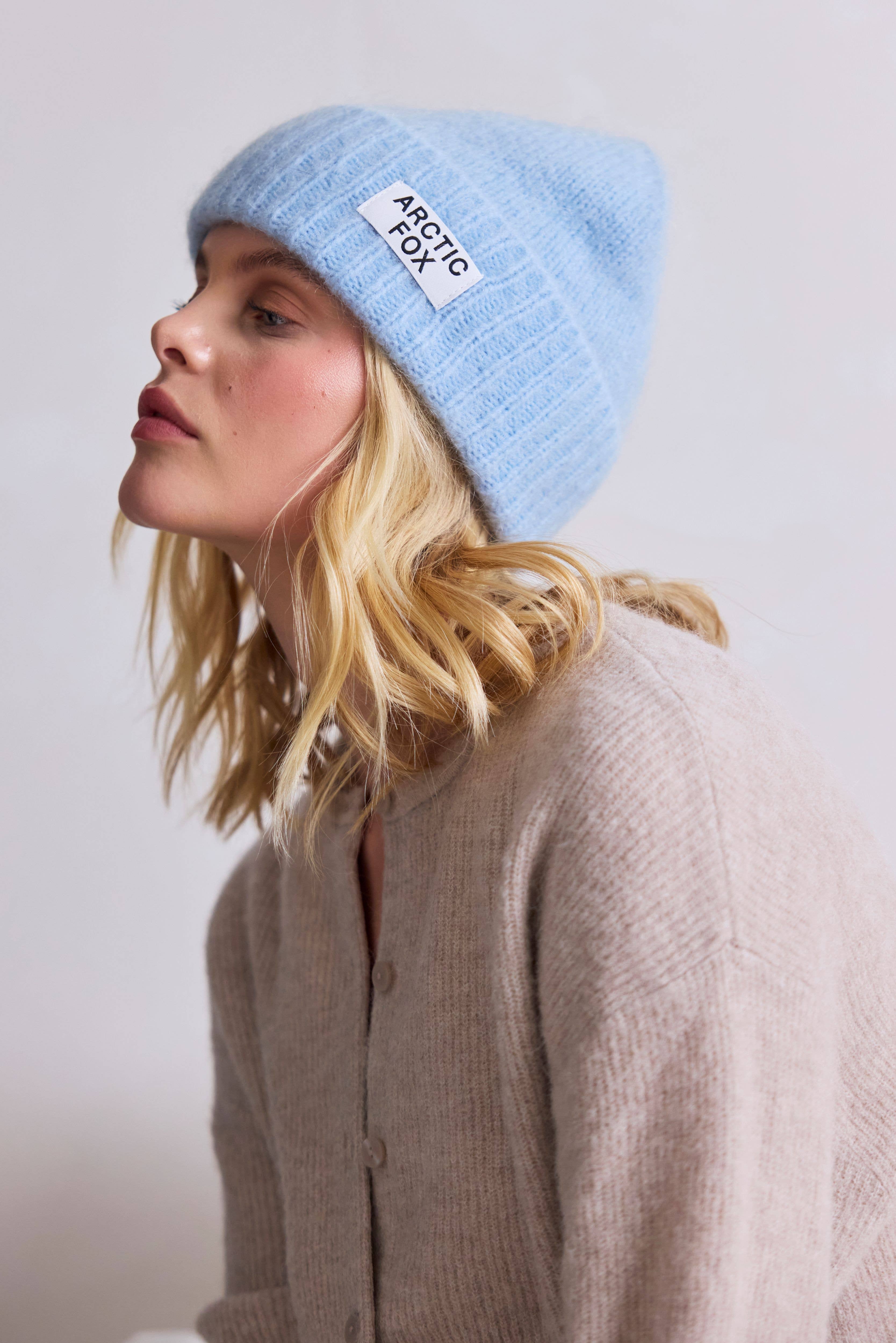 Arctic Fox & Co. - North America - Wholesale Beanie - Unisex - The Mohair Beanie - Sky Blue - FW254