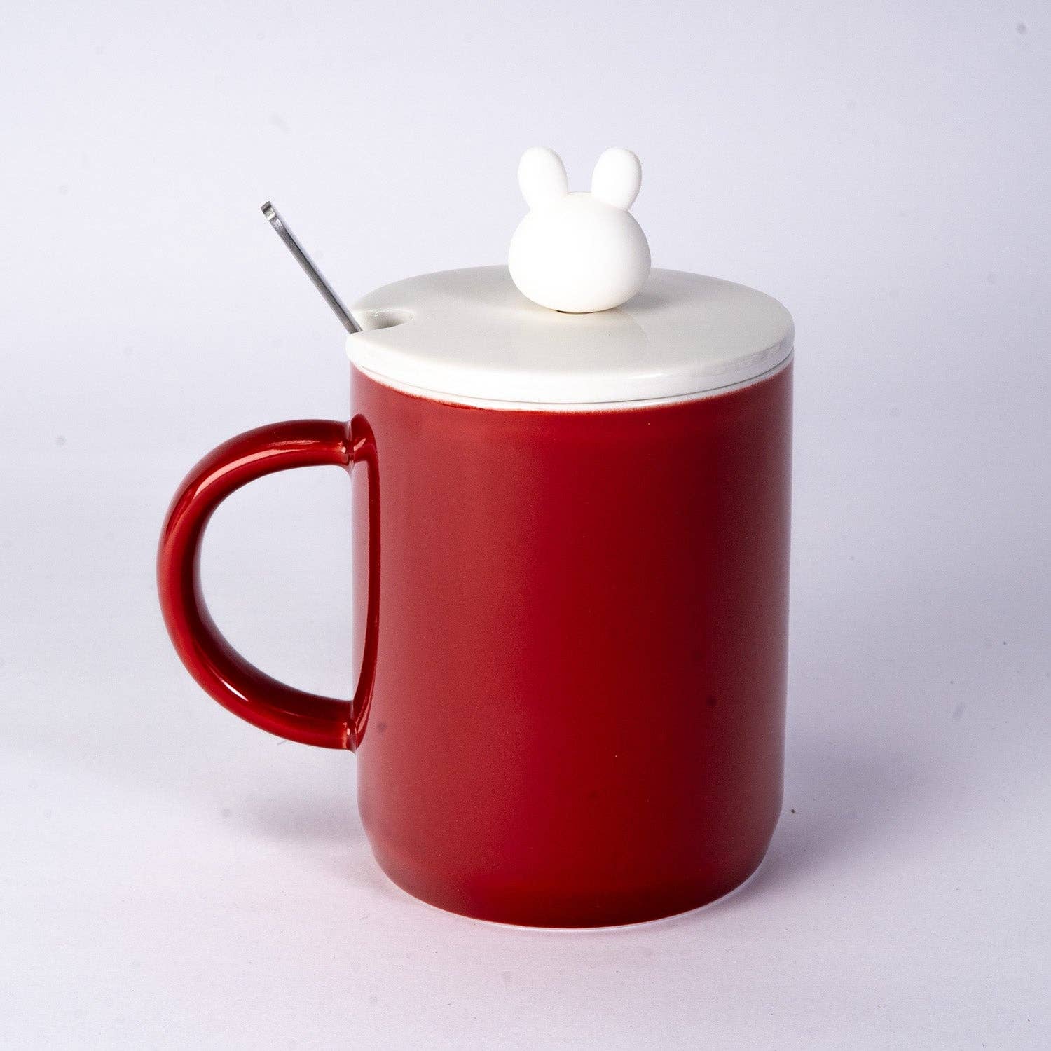 Urban Tokyo – Großhandel Kaffeebecher – Kaninchen 12oz Becher mit Deckel und Löffel (10/30)2