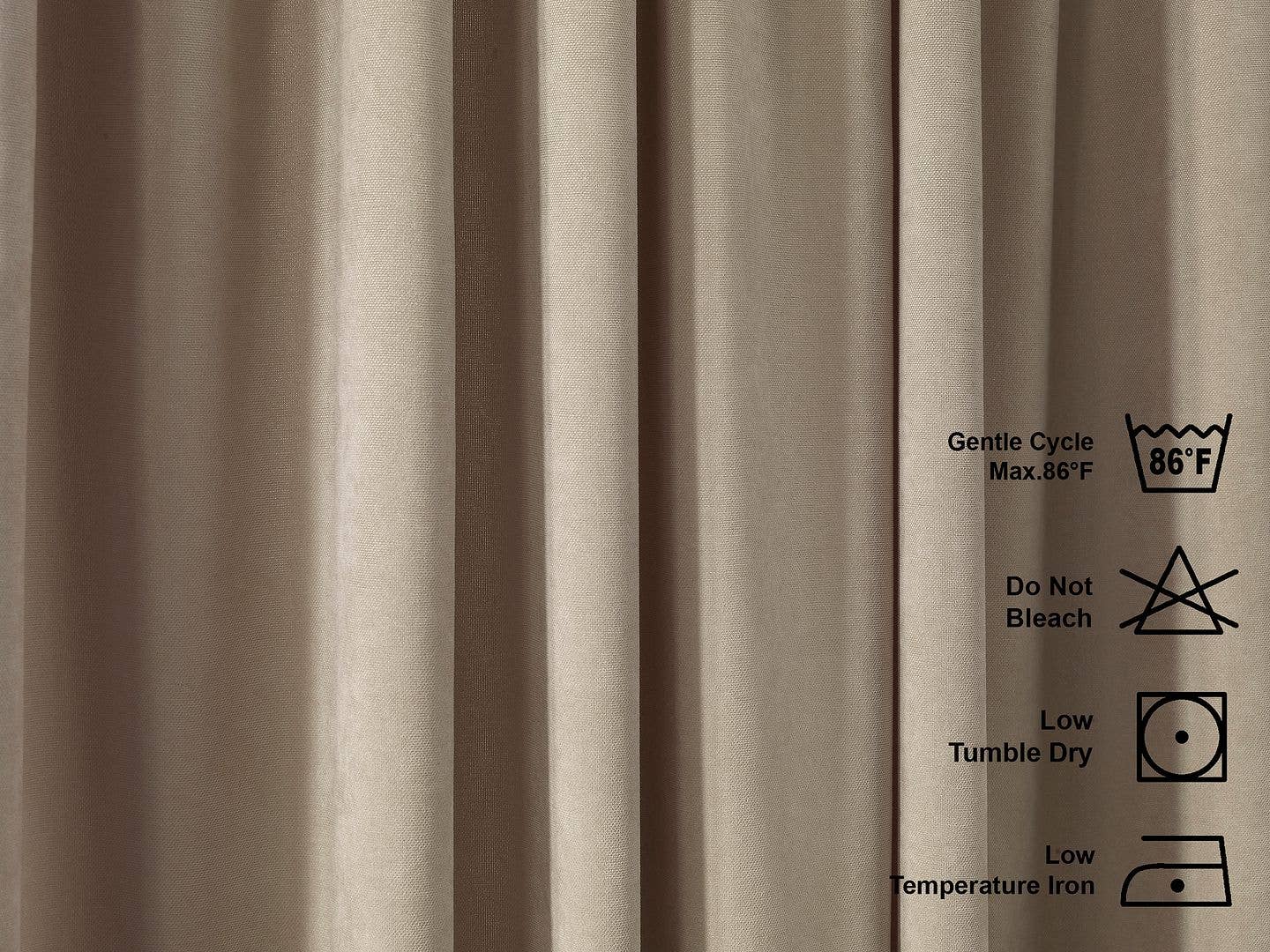 Bes Home Design - Wholesale Curtain - 100" Wide & Extra Long Matte Decorative Custom Size Curtain30