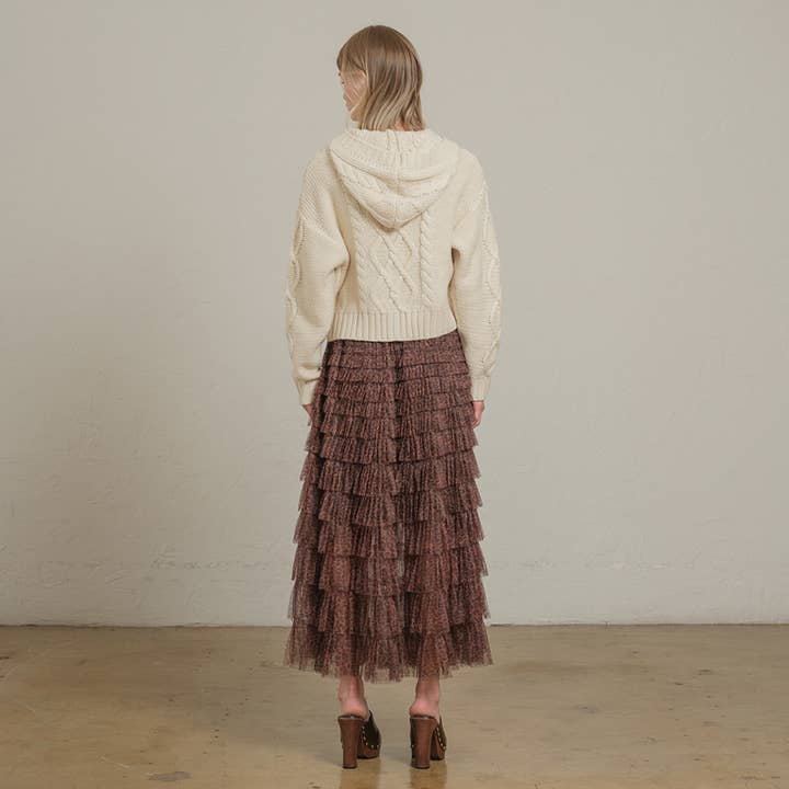 IVORY Hoodie toggle sweater cardigan - RSW1125 for wholesale on Faire3