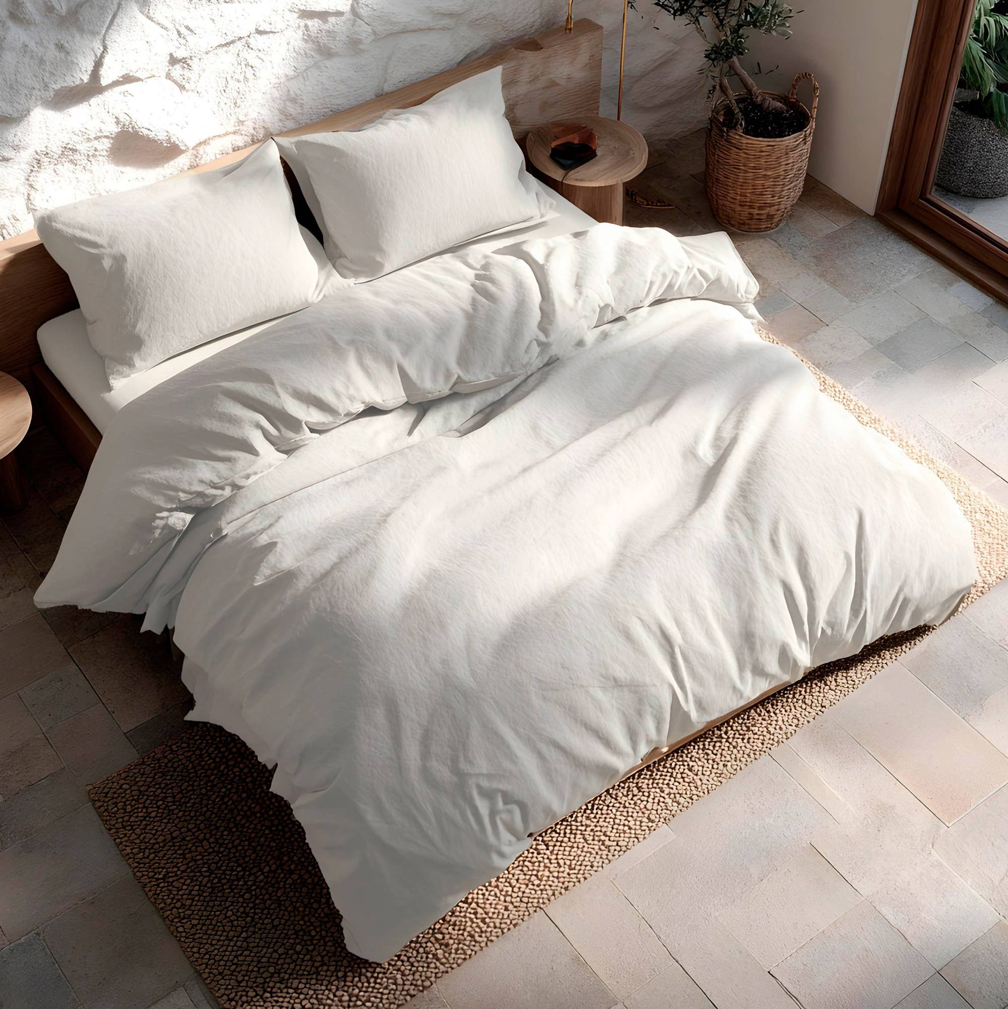 GAMUSI - Vente Housses de couette - Housse de couette 100 % coton, 144 fils, set 2/3 pièces14