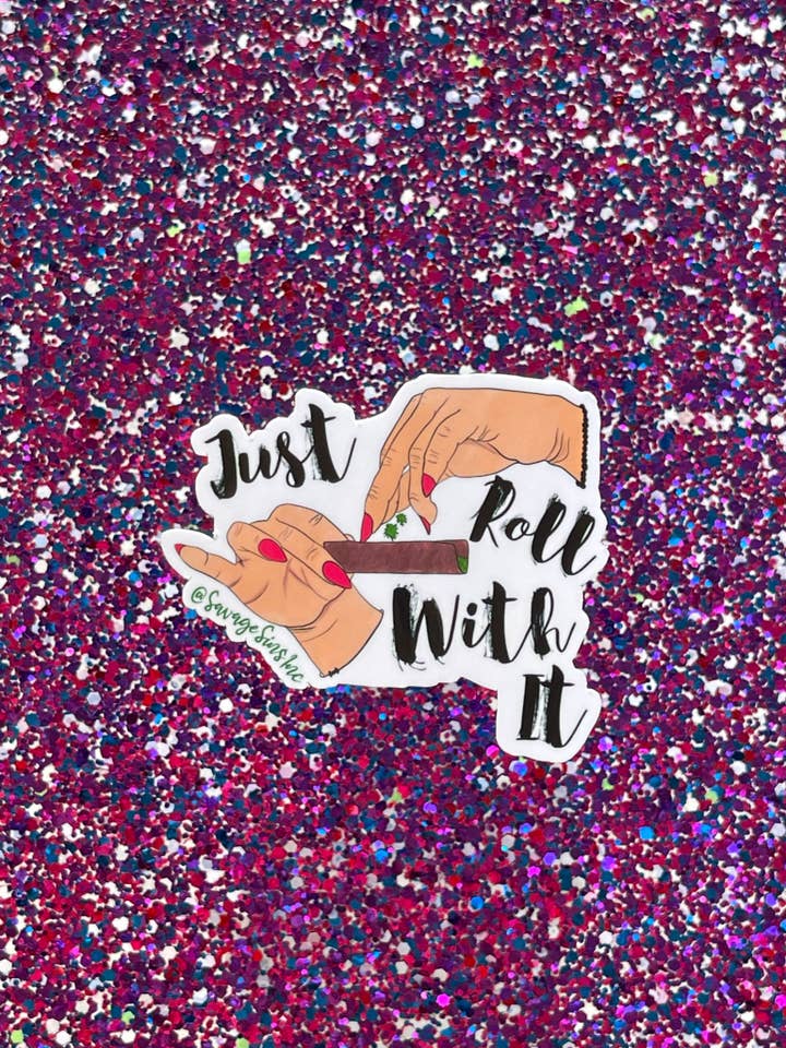 Einfach mitrollen - Sticker für den Großhandel von Savage Sins