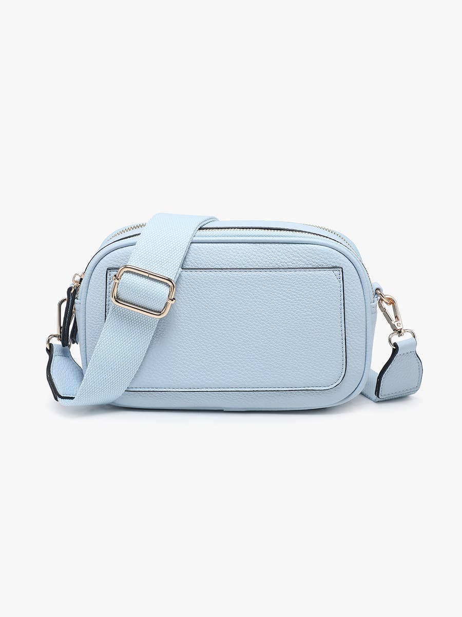 Jen & Co. – wholesale Axelväska - Dam – M2531 Sky Crossbody med dubbel dragkedja och dragficka8