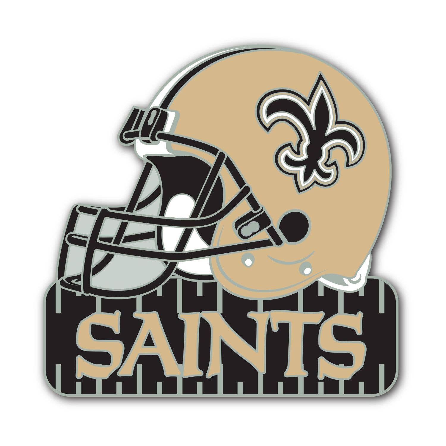Mojo Licensing - Wholesale Lapel Pin/Button - NFL New Orleans Saints Helmet Lapel Pin0