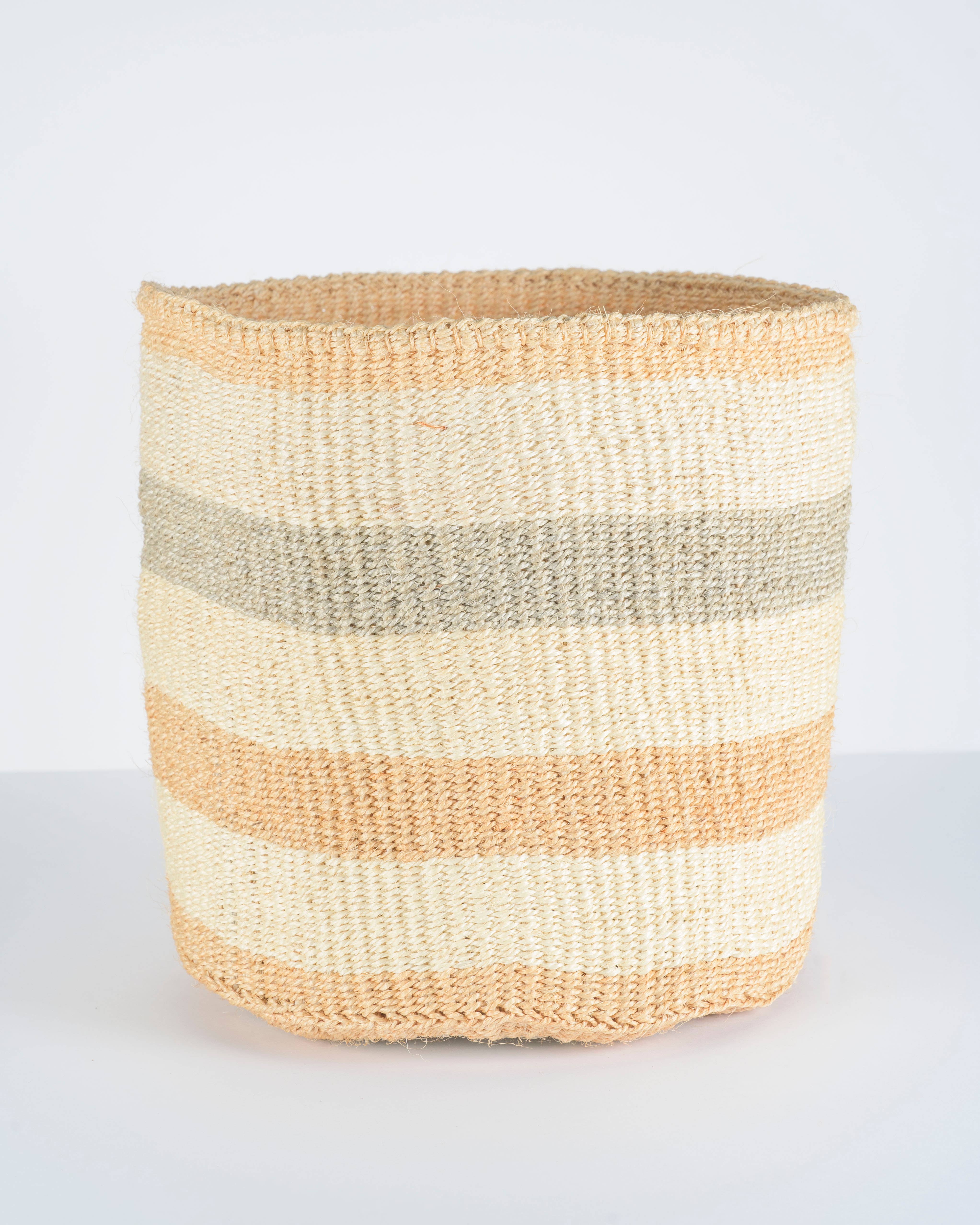 Crafts by Solid - Wholesale Basket - Handwoven Sisal Baskets - Natural Hues - XXS - XXL43