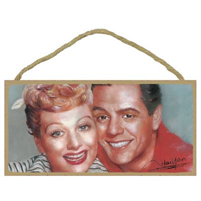 Lucille & Ricky (I Love Lucy Show) faces side by side for wholesale by SJT Enterprises, Inc.