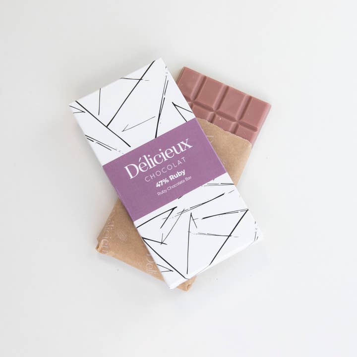Délicieux Chocolat - Wholesale Chocolate Bar - 47% Ruby Chocolate Bar1