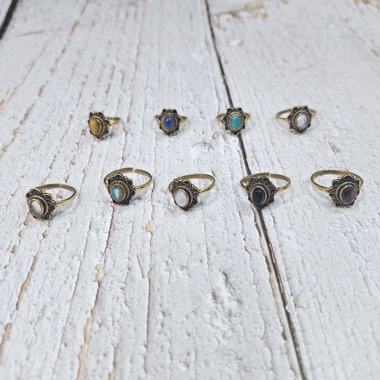 Hecho a mano - Wholesale Single Stone/Solitaire Ring - Assortment of rings13