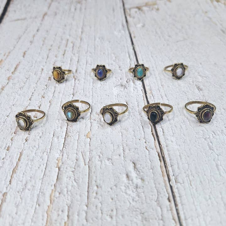 Hecho a mano - Wholesale Single Stone/Solitaire Ring - Assortment of rings13