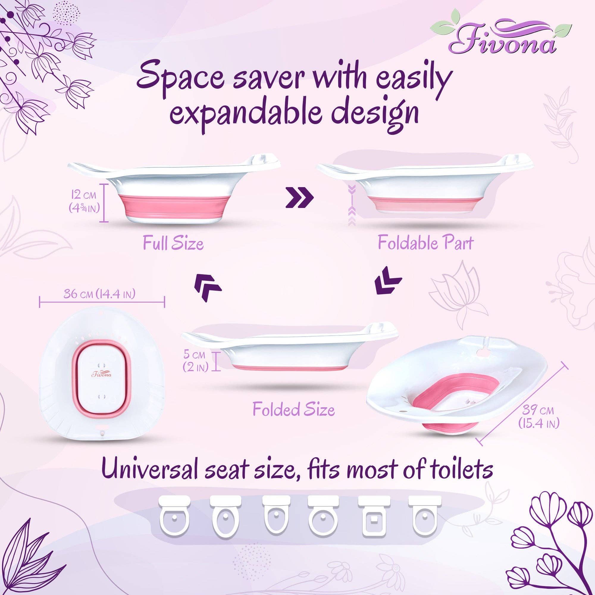 FIVONA - Wholesale Health/Detox Tea - Fivona 2-in-1 Yoni Steam Kit Foldable Seat, Herbs (Sunrise)4