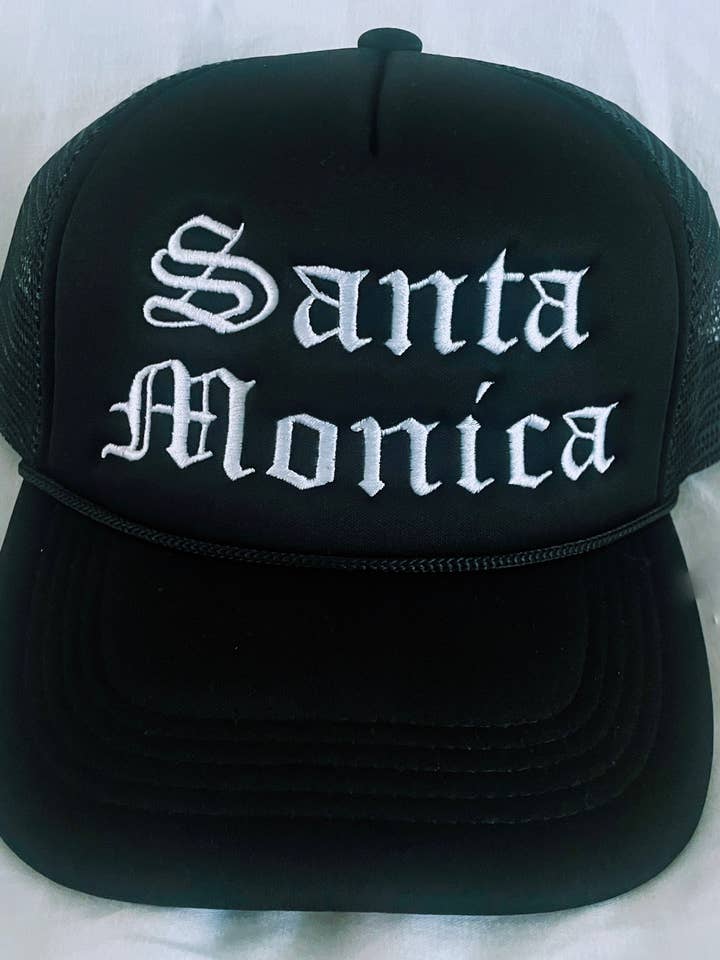 Santa Monica Trucker Hat for wholesale by Cali Good Life