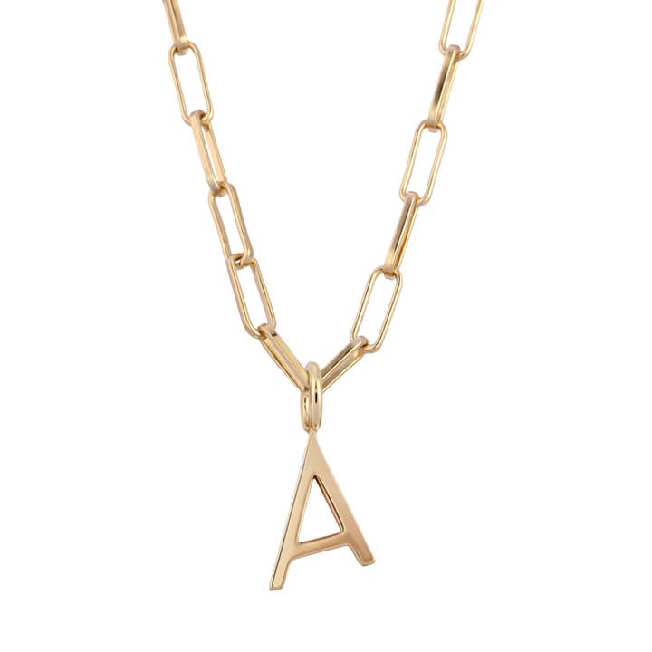 Collier à breloques Essential Letter pour la vente par Eklexic