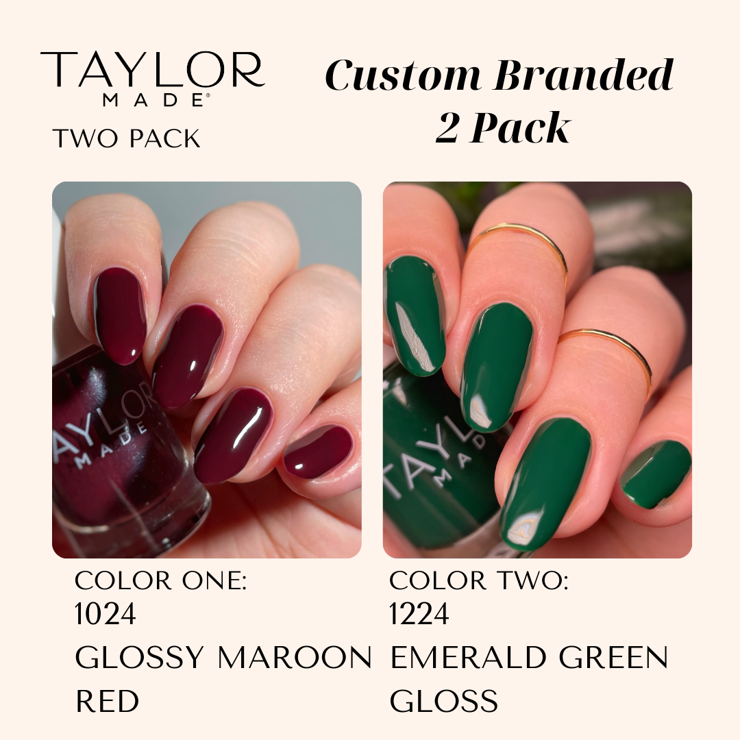 Taylor Made Polish – wholesale Nail polish – Custom Nail Polish: 2 Pack Long-wearing + Vegan + Non-toxic153