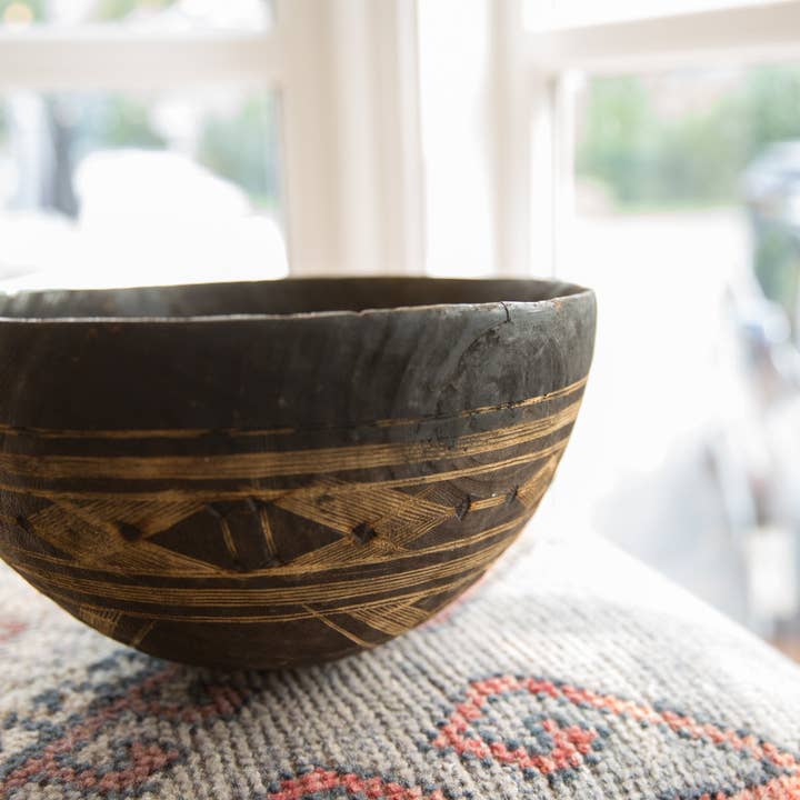 Old New House – Großhandel Dekorative Platte/Teller/Schüssel – Vintage afrikanische Holzschale