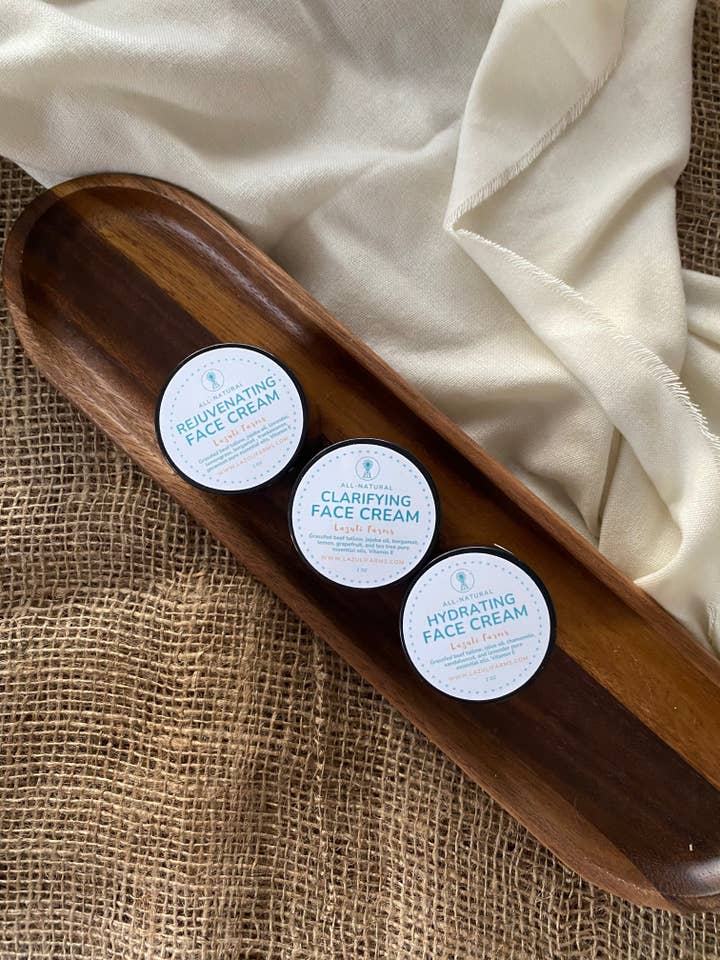 Oparfymerad Talg & Manukahonung Ansiktskräm | För Känslig eller Mogen Hud | Talg för Ansiktet för wholesale av Lazuli Farms