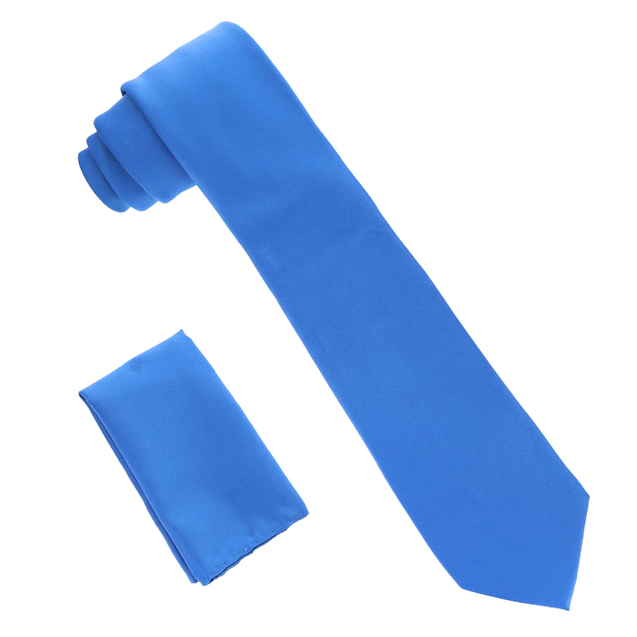 Dubal Brothers – wholesale Slipsar – Herr – Vittorio Farina Solid Satin slips & Pocket Square av Classy Manschettknappar36