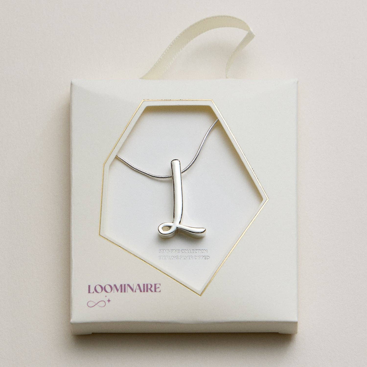 Frem - Wholesale Pendant/Charm Necklace - A Set of 16 Letters Gold Dipped Necklace – Gold & Silver Alphabet Charm Jewelry77