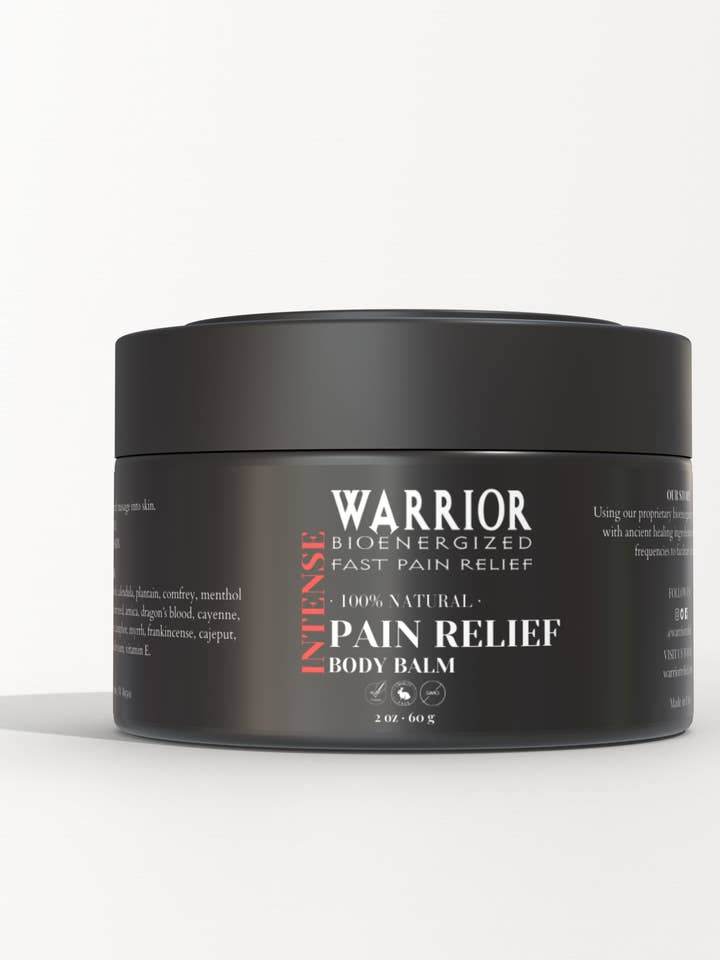 Warrior Relief Body Balm | Bioenergized Fast-Acting, Soothing All-Natural Relief for wholesale by Alchemyst Co